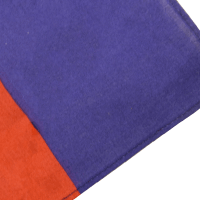 シルクスクリーンプリントの染料オリジナルバンダナ・紫と赤色