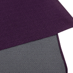 表が紫裏が濃グレーのポリエステル紬織り風呂敷