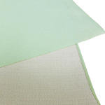 表がセージ(淡い緑)裏がベージュのポリエステル紬織り風呂敷